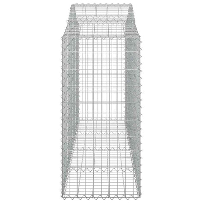 Cestas De Gaviones 18 Uds Forma De Arco Hierro 200x50x100/120cm_4