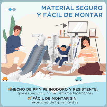 Juego De Tobogán Y Columpio Para Niños De 18-48 Meses 3 En 1 Carga 30 Kg_5