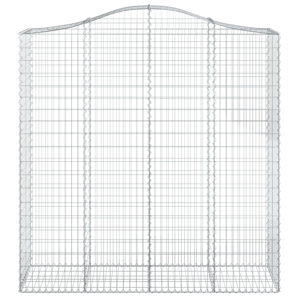 Cestas De Gaviones 3 Uds Forma De Arco Hierro 200x50x200/220 Cm_3