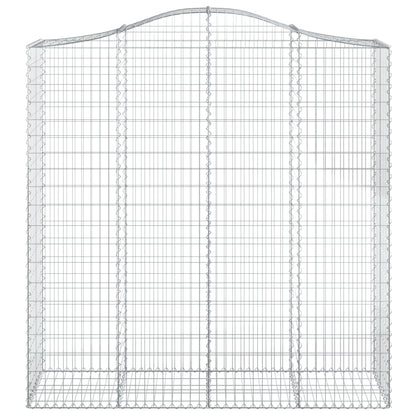 Cestas De Gaviones 3 Uds Forma De Arco Hierro 200x50x200/220 Cm_3