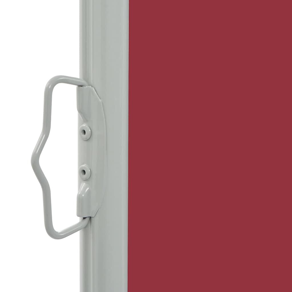 Vidaxl Toldo Lateral Retráctil De Jardín Rojo 60x300 Cm_4
