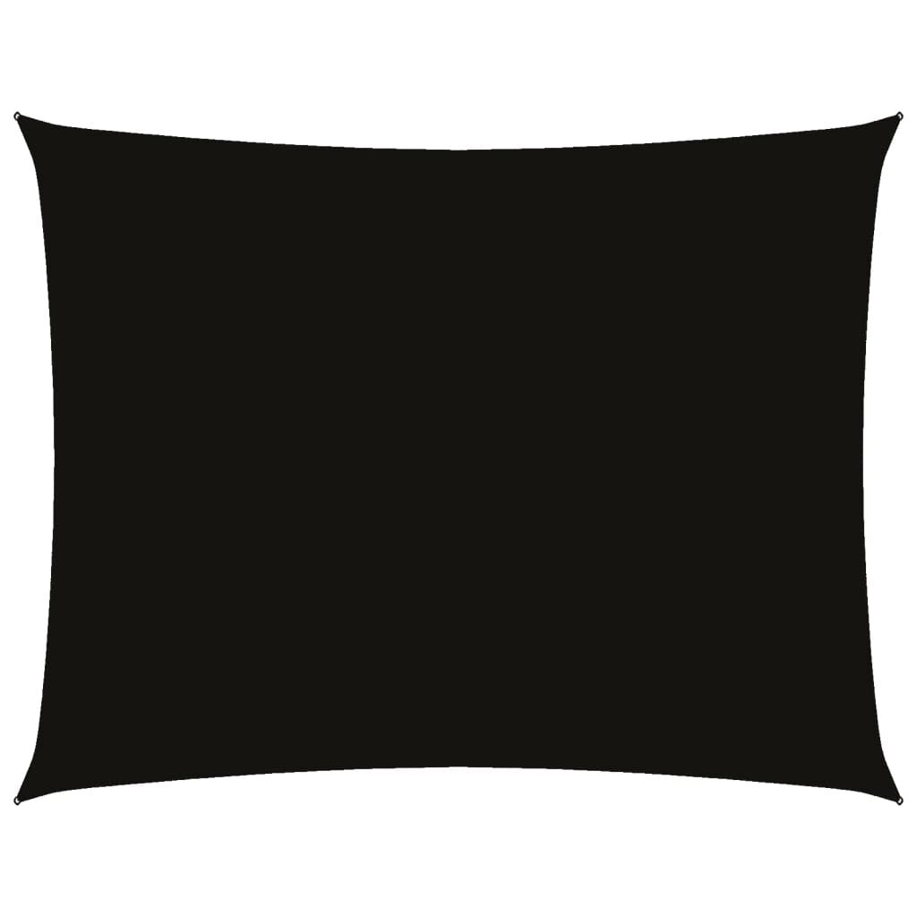 Vidaxl Toldo De Vela Rectangular Tela Oxford Negro 2x3,5 M_0