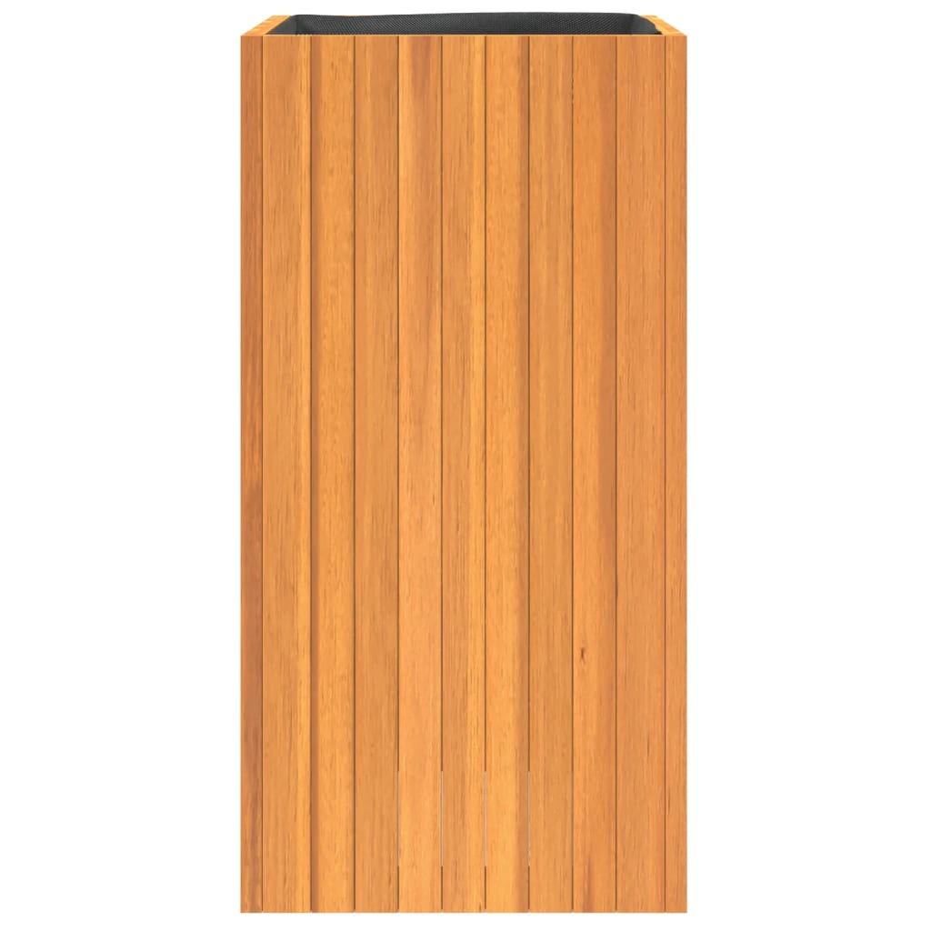 Jardinera De Madera Maciza De Acacia 45x45x90 Cm_4