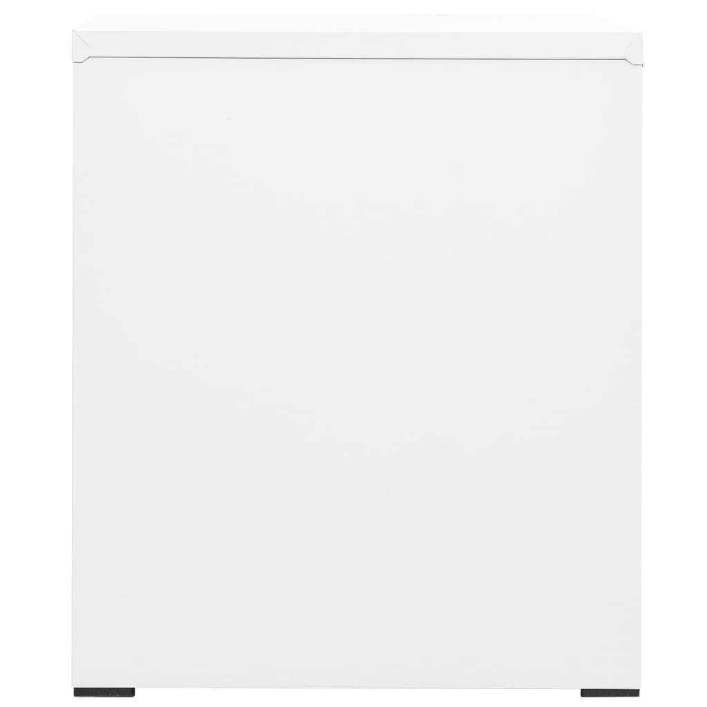 Armario Archivador De Acero Blanco 46x62x72,5 Cm_3