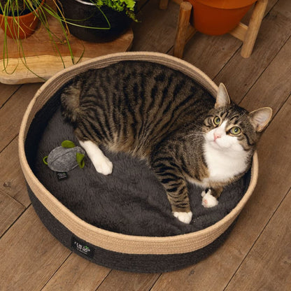 Beeztees Cama Para Gatos Minus One Xana 45x14 Cm Gris Y Marrón_3