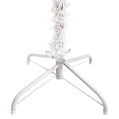 Vidaxl Árbol De Navidad Delgado Blanco 120 Cm_4