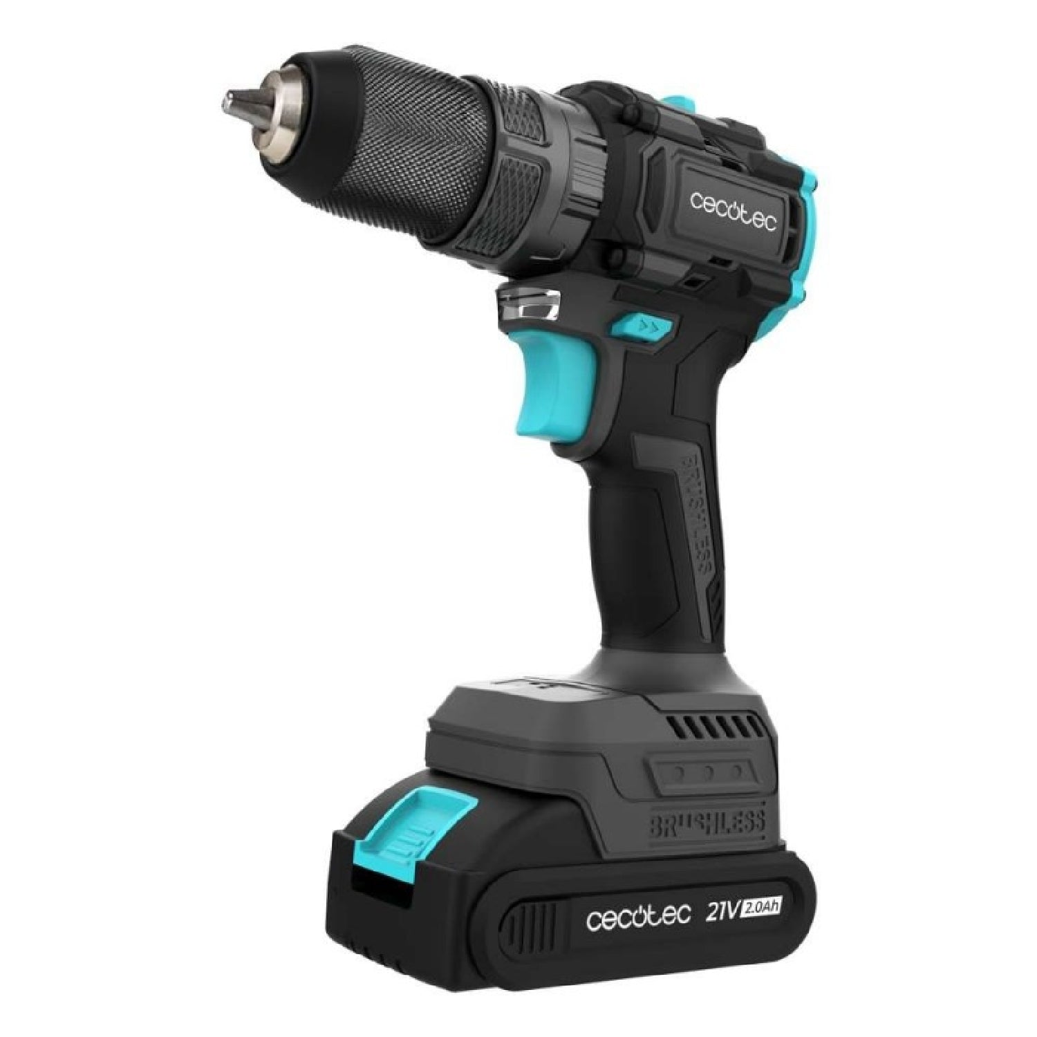 Cecotec Taladro Percutor Y Atornillador 2 Baterías 21v-2000mah Powerforce 3000 Impact Brushless. Motor Brushless, 32000i_1
