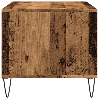 Mesa De Centro Madera Ingeniería Madera Envejecida 90x49x45 Cm_4