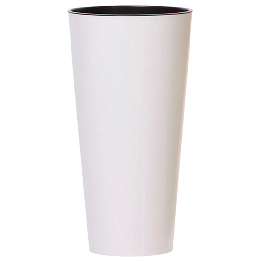 Maceta Brillo Tubus Slim 64l., Dimensiones (mm) 400x400x762, Color Blanco_0