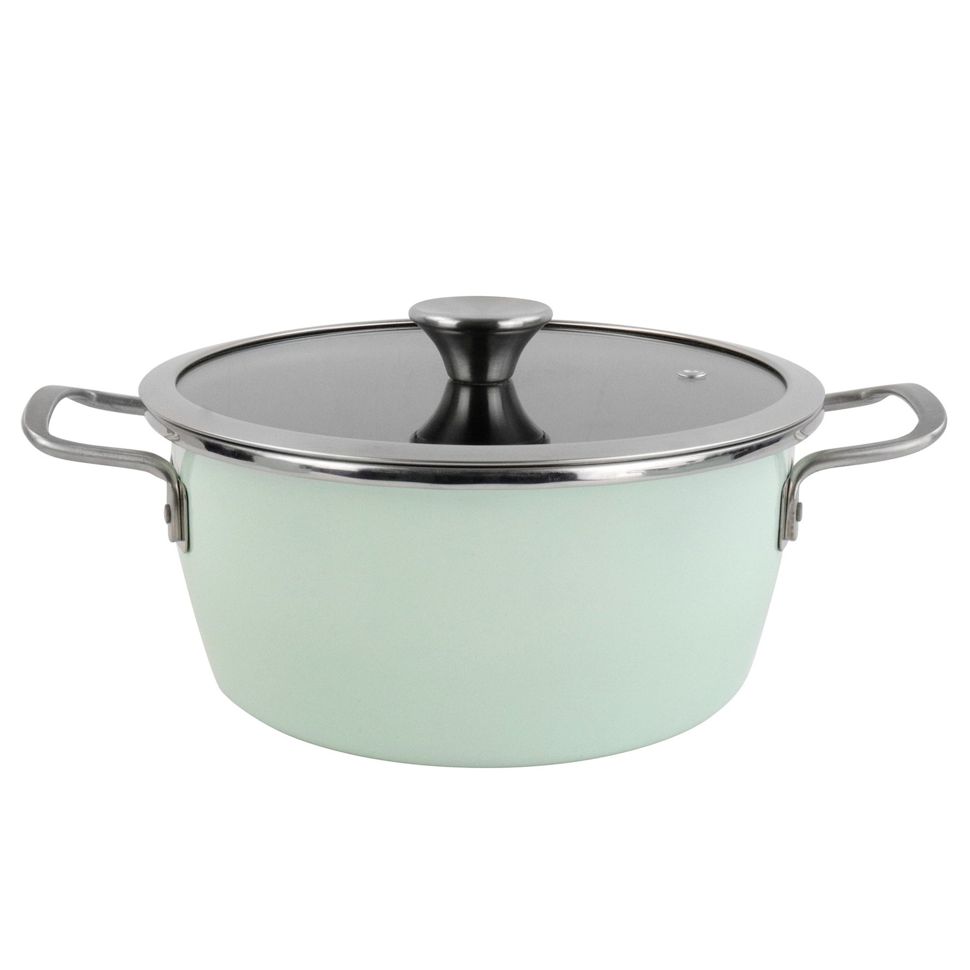 Cacerola nordic Verde Ø24cm Con Tapa De Vidrio_0