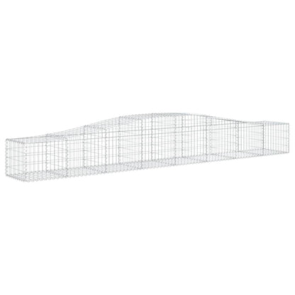 Cestas De Gaviones 25 Uds Forma De Arco Hierro 400x50x40/60 Cm_2