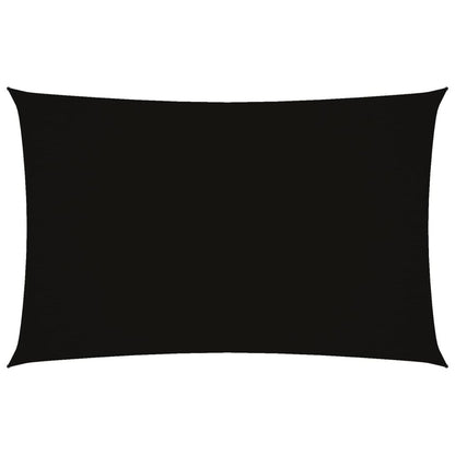 Vidaxl Toldo De Vela Rectangular Tela Oxford Negro 2x4,5 M_0