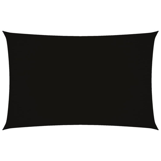 Vidaxl Toldo De Vela Rectangular Tela Oxford Negro 2x4,5 M_0
