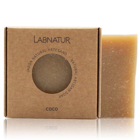 Jabón Natural Artesano Coco Labnatur 100 g | Hidratante | Nutritivo | Piel Seca_0