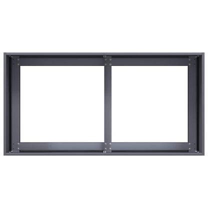 Jardinera De Acero Laminado En Frío Antracita 80x40x40 Cm_4