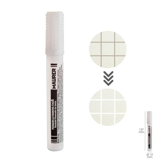 Marcador / Rotulador Blanqueador Para Juntas Color Blanco_0