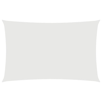 Vidaxl Toldo De Vela Rectangular Tela Oxford Blanco 4x7 M_0