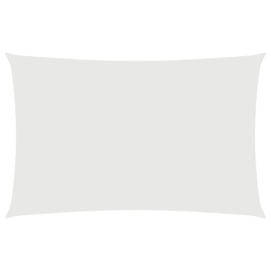 Vidaxl Toldo De Vela Rectangular Tela Oxford Blanco 4x7 M_0