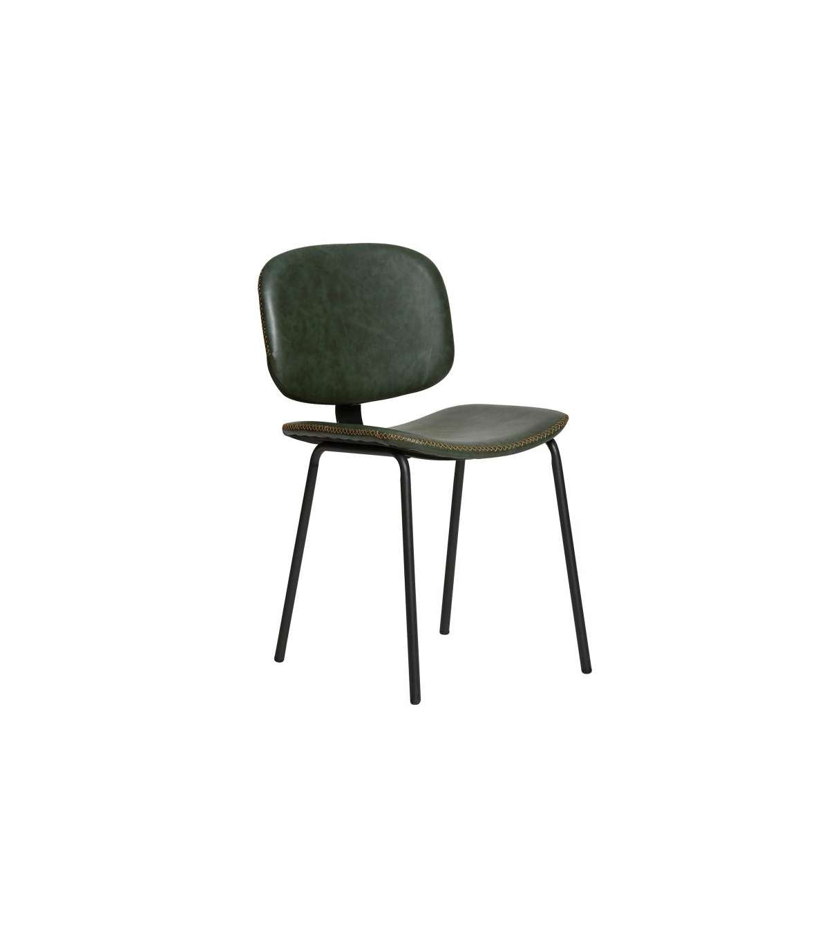 Pack De 2 Sillas Modelo Bali Acabado Verde 79 Cm (alto) 45 Cm (ancho) 48 Cm (largo)_0