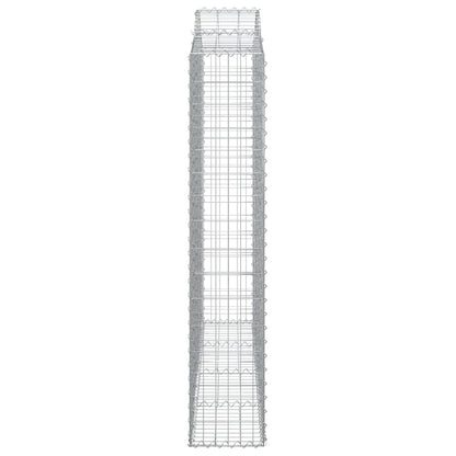 Cestas Gaviones 4 Uds Forma De Arco Hierro 200x30x160/180 Cm_4