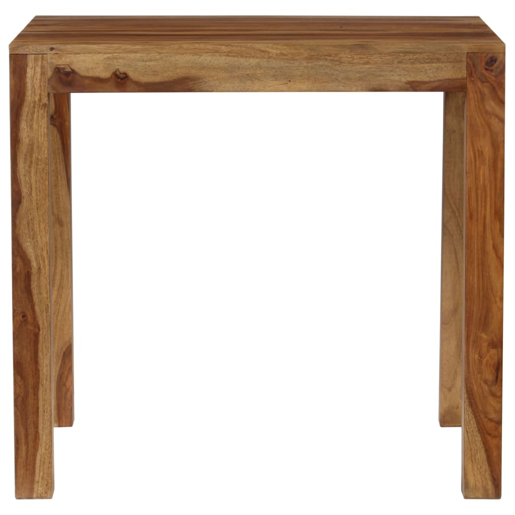 Mesa De Comedor De Madera Maciza De Sheesham 82x80x76 Cm_0