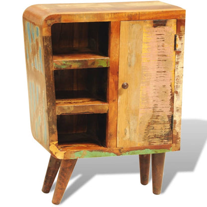Aparador De Madera Reciclada Con 1 Puerta Estilo Vintage_3