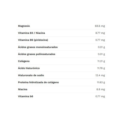 Colagen + Magnesio + Ácido Hialurónico 350 Gr