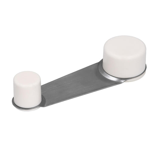 Tope Puerta Adhesivo Con Retenedor Blanco