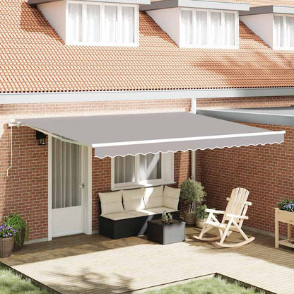 Toldo Retráctil Gris Claro 450 X 350 X 165 Cm_1