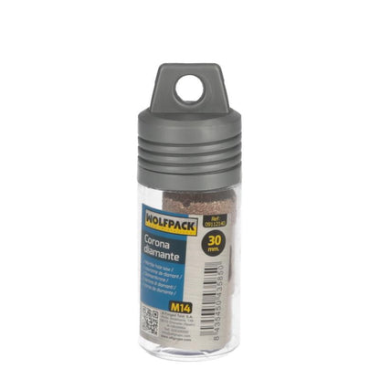 Corona Diamante Para Amoladora Ø 30 Mm. Conexión Rosca M14. Corte Seco_2