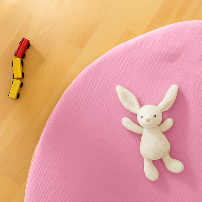 Alfombra De Actividad En Algodón Bio Rosa