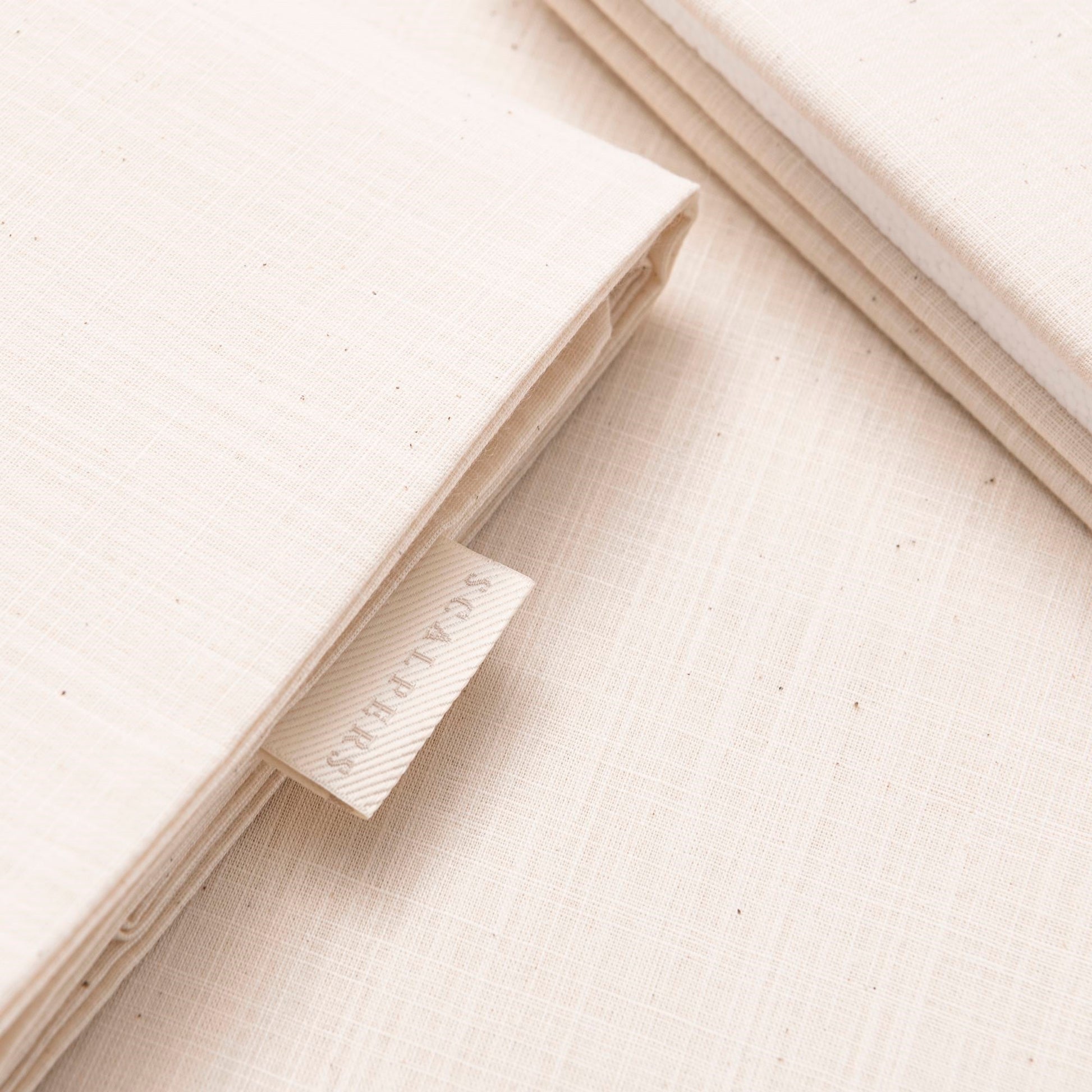 Set Sábanas Ocre (encimera 240x280cm + 2 Fundas De Almohada  50x85cm) 100% Algodón Scalpers Home