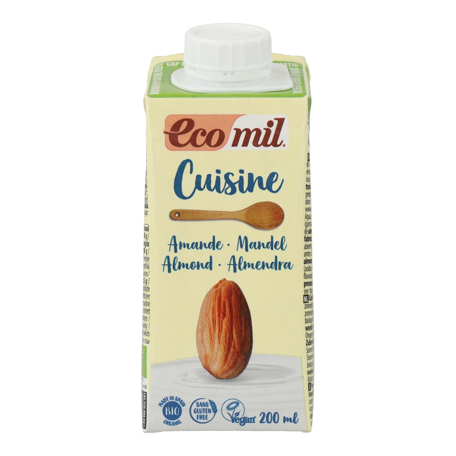 Preparado culinario Cuisine Almendra Ecomil 1 L