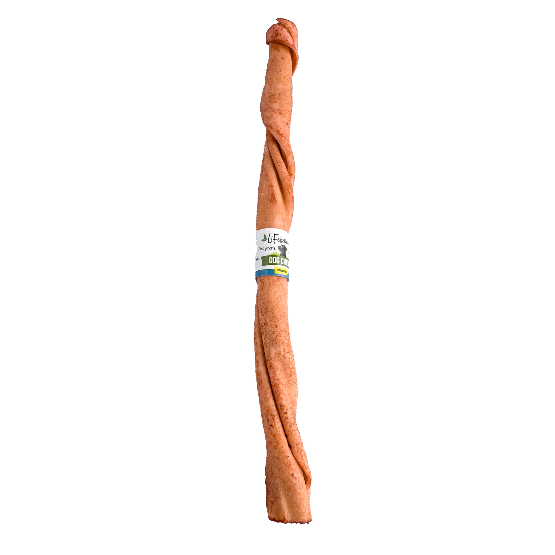 Lifebound - Hueso Masticable Natural Para Perros De Cuero De Ternera En Barra Retorcida Sabor Cordero - 10 Piezas - L_0