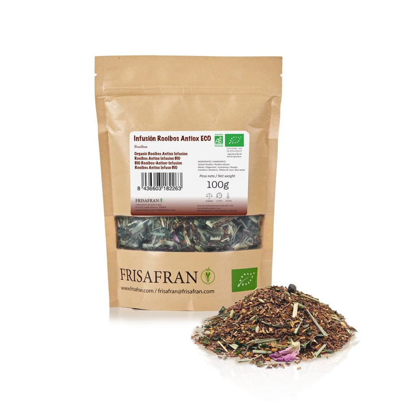 Infusión De Rooibos Antioxidante Ecológica En Granel | Calidad | Frisafran 200 G_0