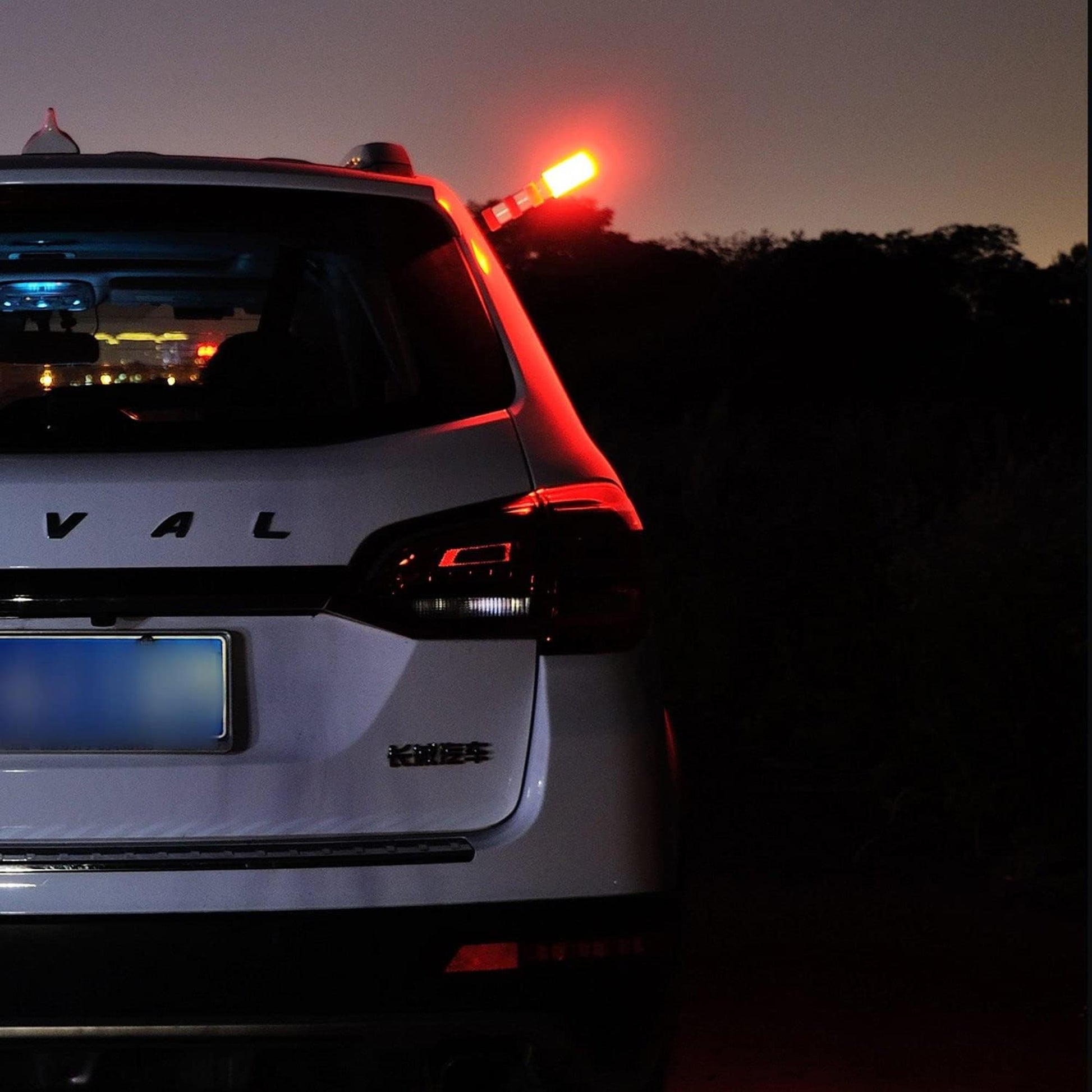 We Luz De Emergencia Para Coche, 2 Piezas, Luces Estroboscópicas De Seguridad_3