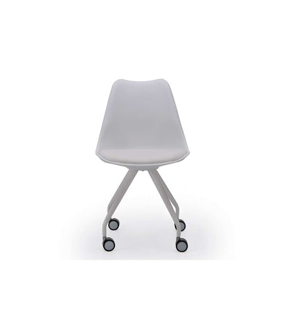 Pack De 2 Sillas De Oficina Elevable Rania Acabado Blanco, 48.5cm(ancho ) 82cm(altura) 52c_5