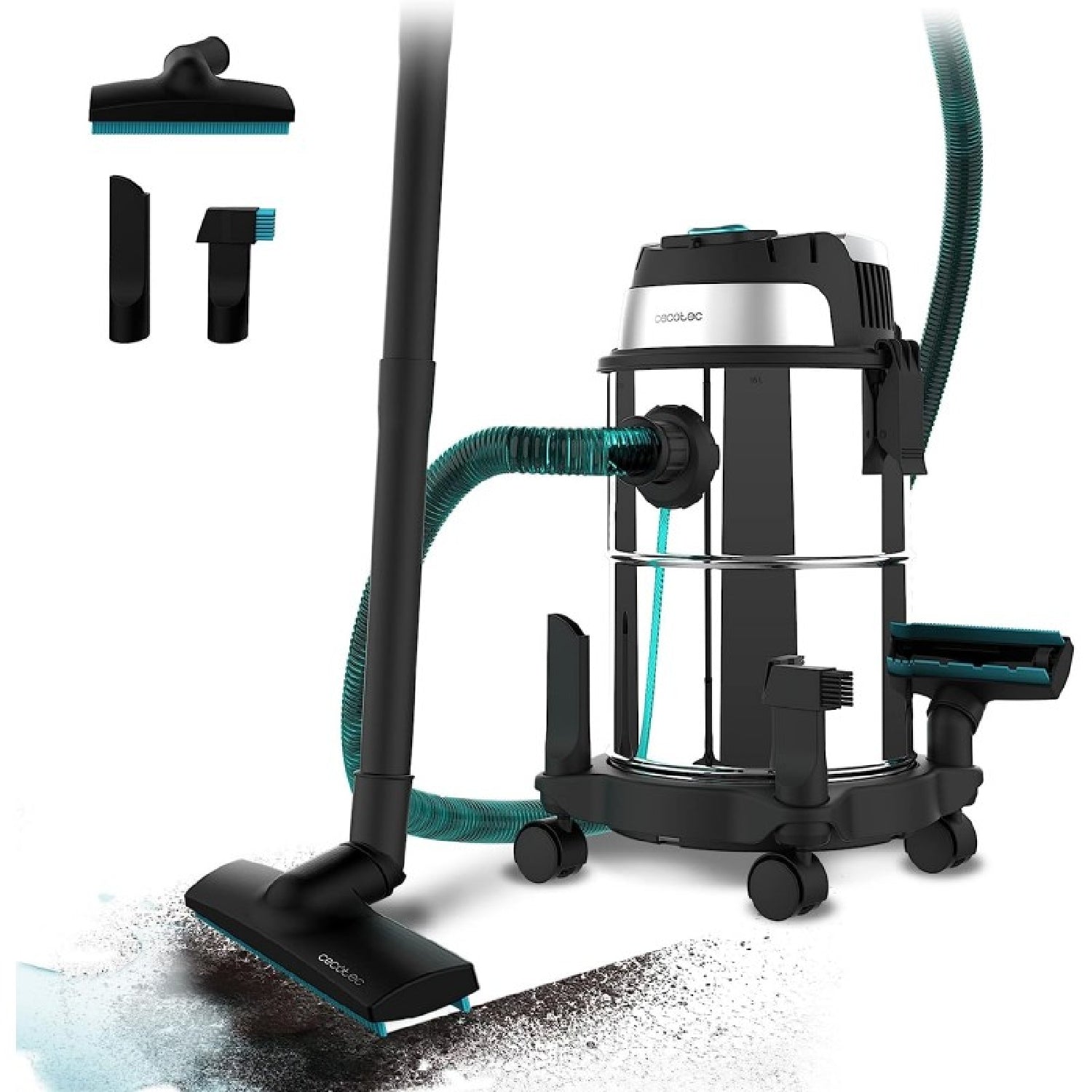 Cecotec Aspirador En Seco Y Húmedo Conga Rockstar Wet & Dry Steel_0