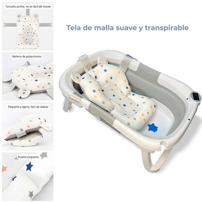 Bathby Cojín De Baño Antideslizante Con Estampado De Estrellas Para Bebés, Cómodo Y Seguro