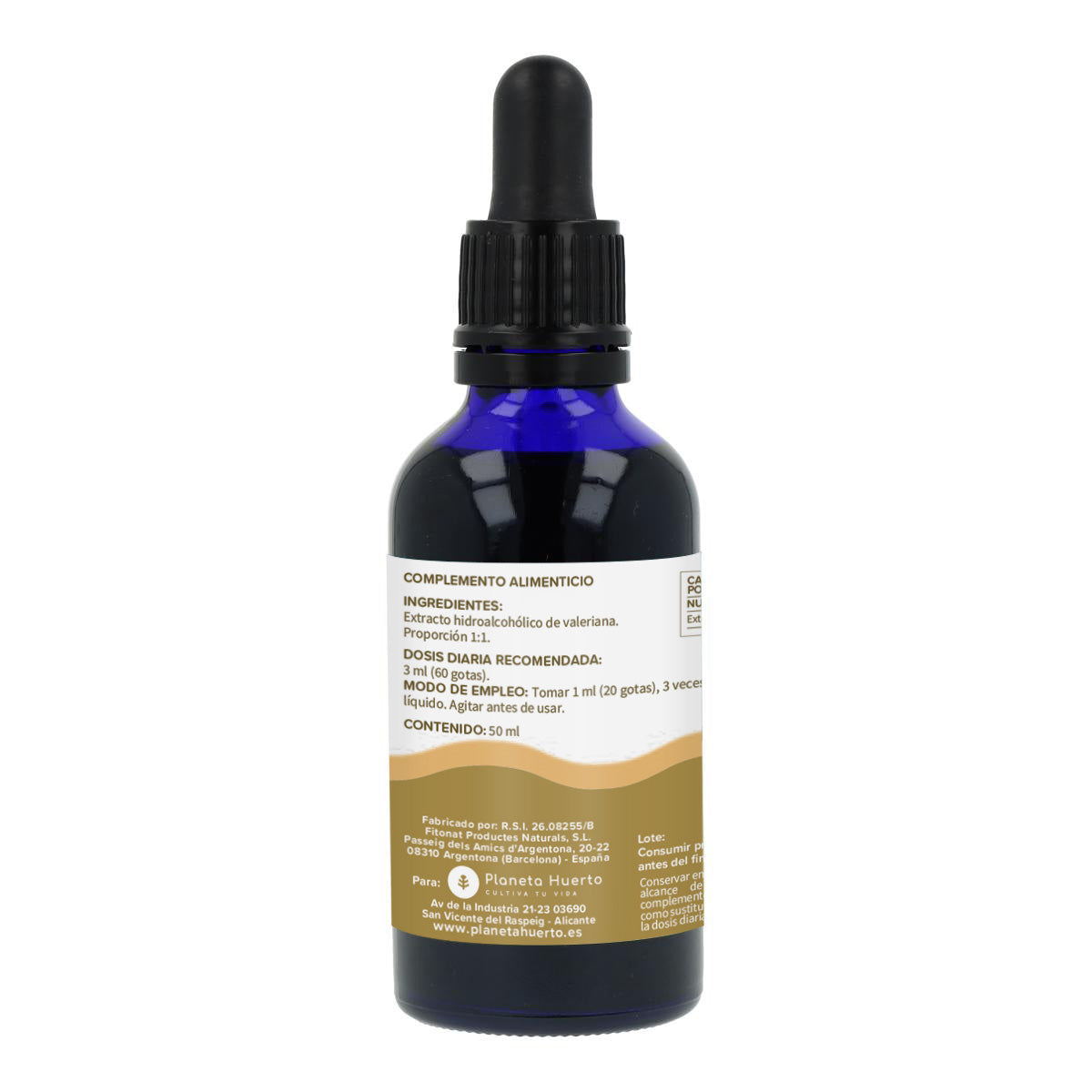 Extracto de Valeriana Planeta Huerto 50 Ml.