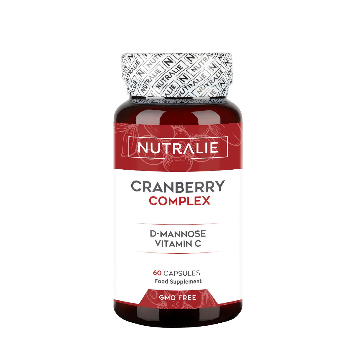 Nutralie Arándano Rojo Americano + Vitamina C y D-Manosa 60 Cápsulas