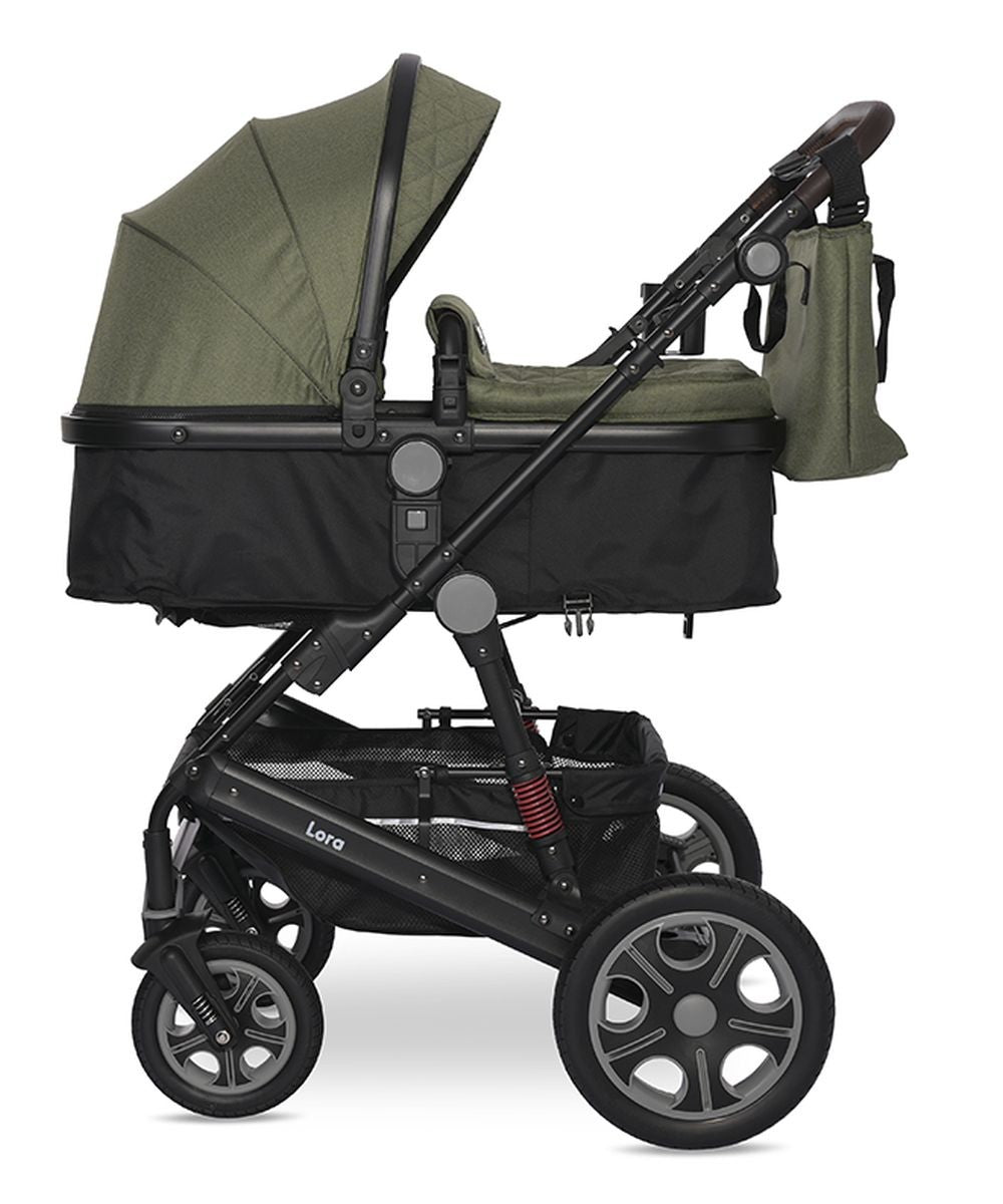 Carro De Bebé Tres Piezas Convertible Lora Hasta 15 Kg Loden Green_1