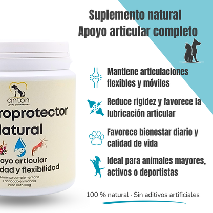 Suplemento natural para perros y gatos – Condroprotector Movilidad & Articulaciones ECO 100 g