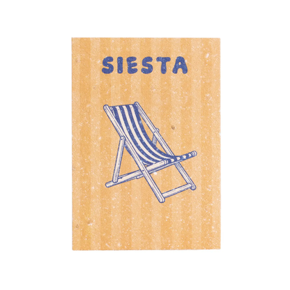 Postal Plantable Siesta Semillas de Tomate | Papel de Algodón Reciclado | Regalo Original - Resetea_0