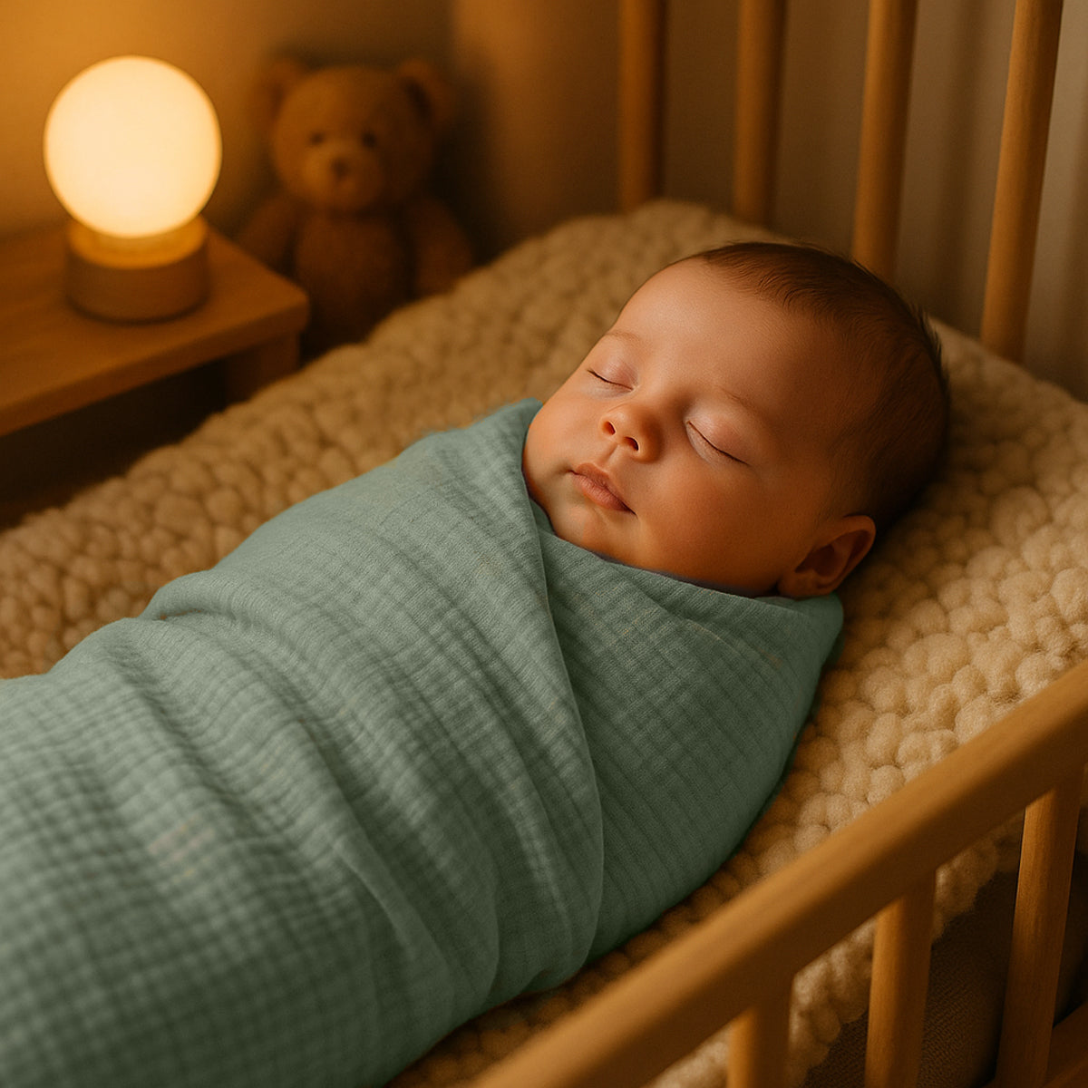 Maxi Pañal De Algodón Bio Verde