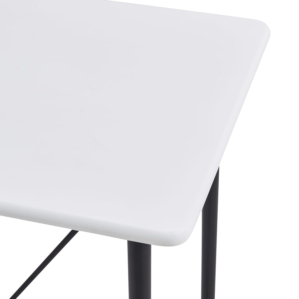 Mesa Alta De Cocina Mdf Blanco 120x60x110 Cm_3