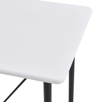 Mesa Alta De Cocina Mdf Blanco 120x60x110 Cm_3