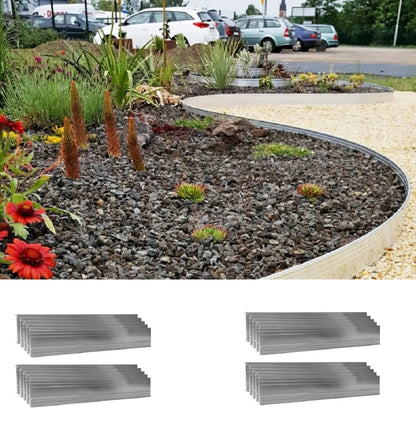 Borde De Césped De Aluminio Ultra Resistente Altura: 10-14-24 Cm, Longitud: 1- 30 M, Amplio: 14 Cm; Multitud: 30_3