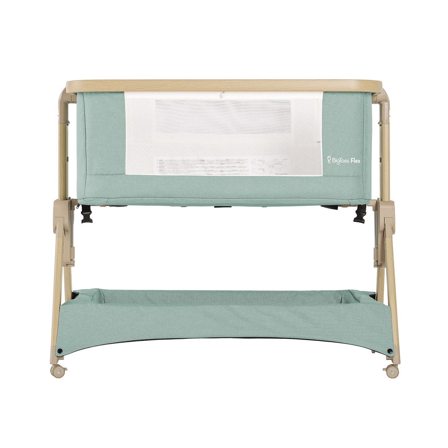 Minicuna De Colecho Plegable Bigtoes Flex Green Mineral_5