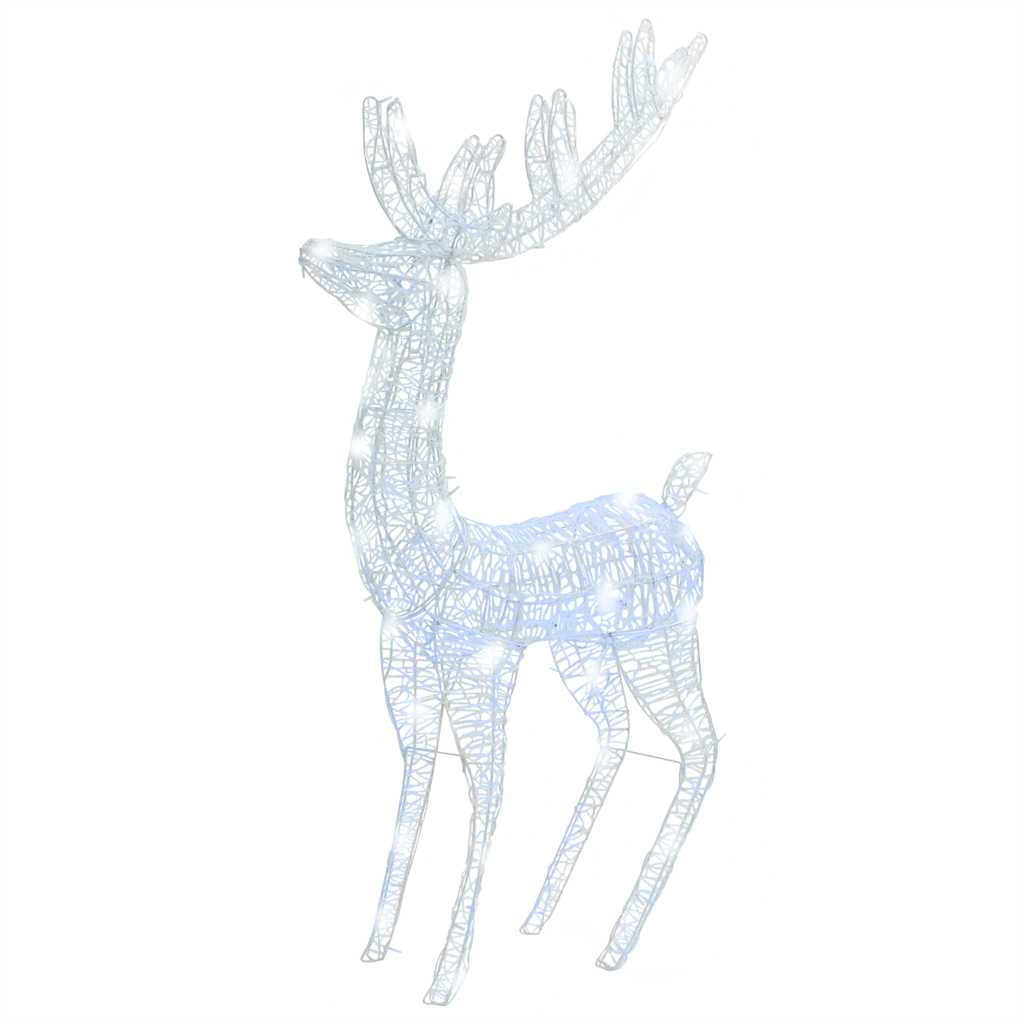 Vidaxl Reno Navideño Acrílico Xxl 250 Leds Blanco Frío 180 Cm_0